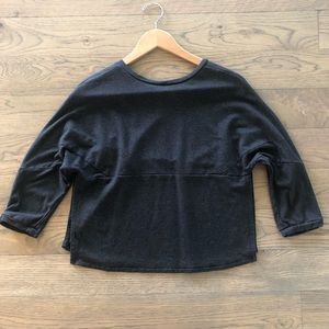 Lululemon Lab 3/4 length shirt, dark grey